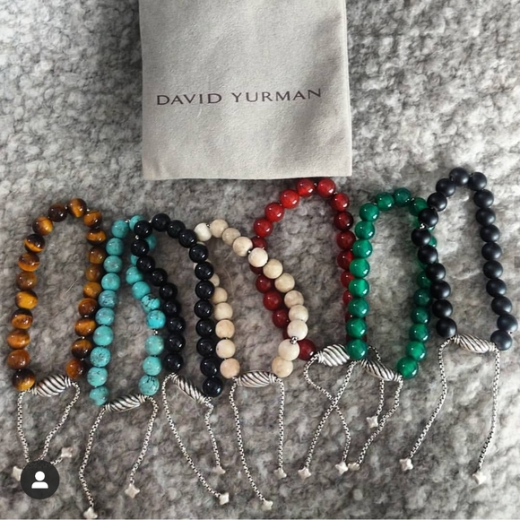 🌟Authentic David Yurman Spiritual Bead Adjustable Bracelet in River Stone. NWOT - Picture 2 of 8
